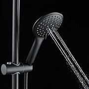 Душевая система Shevanik S8736H цвет Черный матовый-7