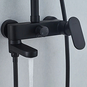 Душевая система Shevanik S8736H цвет Черный матовый-9