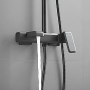 Душевая система Shevanik S8836H цвет Черный матовый-9