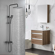 Душевая система Shevanik S8936H цвет Черный матовый-1