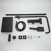 Душевая система Shevanik S8936H цвет Черный матовый-8