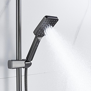 Душевая система Shevanik S8936T цвет Оружейная сталь-17
