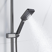 Душевая система Shevanik S8936T цвет Оружейная сталь-18
