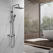 Душевая система Shevanik S8936T цвет Оружейная сталь-20