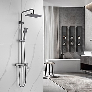 Душевая система Shevanik S8936T цвет Оружейная сталь-22