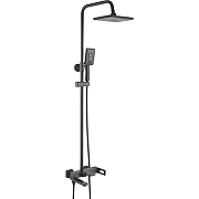 Душевая система Shevanik S9036H цвет Черный матовый