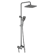Душевая система Shevanik S9136T цвет Оружейная сталь