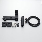 Гигиенический душ со смесителем Shevanik S96H S9605H-1 цвет Черный матовый-1