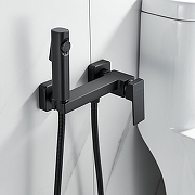 Гигиенический душ со смесителем Shevanik S96H S9605H-1 цвет Черный матовый-2