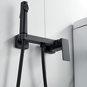 Гигиенический душ со смесителем Shevanik S96H S9605H-1 цвет Черный матовый-3