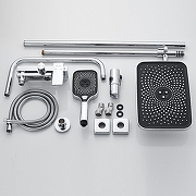 Душевая система Shevanik S9636 цвет Хром-9