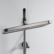 Душевая система Shevanik S9636T цвет Оружейная сталь-5