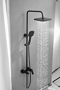 Душевая система Shevanik S9736H цвет Черный матовый-1
