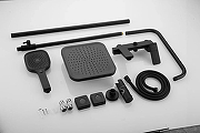 Душевая система Shevanik S9736H цвет Черный матовый-9