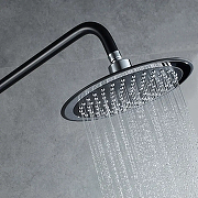 Душевая система Shevanik S9836H цвет Черный Хром-4