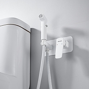 Гигиенический душ со смесителем Shevanik S9905C цвет Белый матовый-9