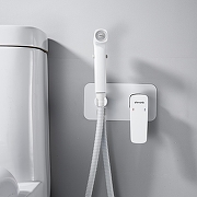 Гигиенический душ со смесителем Shevanik S9905C цвет Белый матовый-11