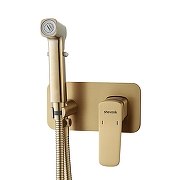 Гигиенический душ со смесителем Shevanik S9905G цвет Золотой сатин