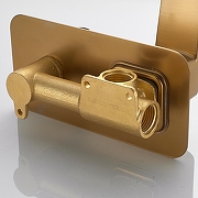 Гигиенический душ со смесителем Shevanik S9905G цвет Золотой сатин-5