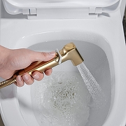 Гигиенический душ со смесителем Shevanik S9905G цвет Золотой сатин-7