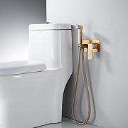 Гигиенический душ со смесителем Shevanik S9905G цвет Золотой сатин-8