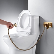 Гигиенический душ со смесителем Shevanik S9905G цвет Золотой сатин-13