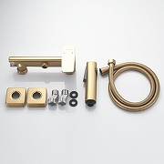 Гигиенический душ со смесителем Shevanik S99 S9905G-1 цвет Золотой сатин-1