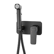 Гигиенический душ со смесителем Shevanik S9905H цвет Черный матовый