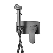 Гигиенический душ со смесителем Shevanik S9905T цвет Оружейная сталь