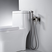 Гигиенический душ со смесителем Shevanik S9905T цвет Оружейная сталь-9