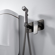 Гигиенический душ со смесителем Shevanik S9905T цвет Оружейная сталь-10