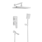 Душевая система Shevanik S99C S9935C цвет Белый матовый