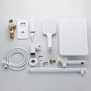 Душевая система Shevanik S99C S9935C цвет Белый матовый-1