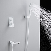 Душевая система Shevanik S99C S9935C цвет Белый матовый-14