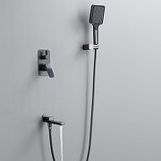 Душевая система Shevanik S99T S9935T цвет Оружейная сталь-17