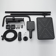 Душевая система Shevanik S9936H цвет Черный матовый-9