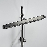 Душевая система Shevanik S9936T цвет Оружейная сталь-4