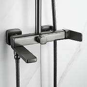 Душевая система Shevanik S9936T цвет Оружейная сталь-8