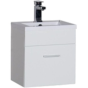 Тумба с раковиной Aquanet Нота 40 159137 подвесная Белая