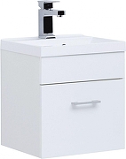 Тумба с раковиной Aquanet Нота 40 159137 подвесная Белая-1