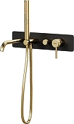 Смеситель для ванны Allen Brau Priority 5.31A05-31GB цвет Черный Золото