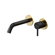 Смеситель для раковины Allen Brau Priority 5.31030-GB31 цвет Черный Золото