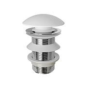 Донный клапан Aqueduto Ralo RAL0120 click-clack цвет Белый матовый