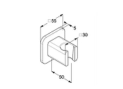 Держатель ручного душа Kludi A-Qa 6555805-00 цвет Хром-1