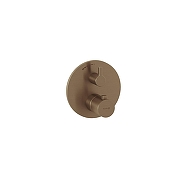 Смеситель для душа Kludi Nova Fonte Pura 20885N115 с термостатом цвет Бронза брашированная