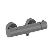 Смеситель для душа Kludi Objekta 35200N238 с термостатом цвет Оружейная сталь