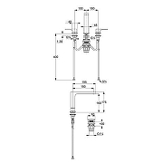 Смеситель для раковины Kludi Decus 54393N575 цвет Никель брашированный-1