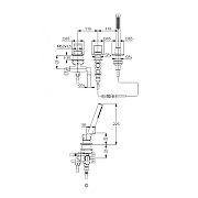 Смеситель на борт ванны Kludi Decus 54447N575 цвет Никель брашированный-1