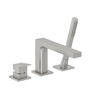 Смеситель на борт ванны Kludi Decus 54448N575 цвет Никель брашированный