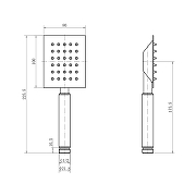Ручной душ Fashun A005 цвет Сатин-1